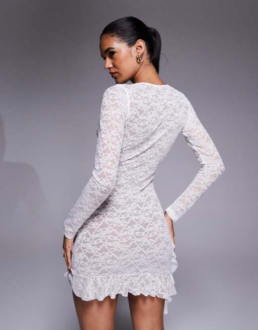i am gia white lace dress I.AM.GIA Marlette 2.0 Maxi Dress in White