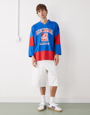 Icecream Ice Cream Long Sleeve Team Hockey Jersey In Multi