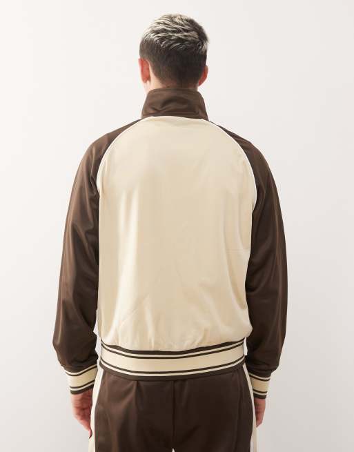 Ice Cream - Running Dog - Veste de jogging d'ensemble zippée - Beige et marron, 3 de 5