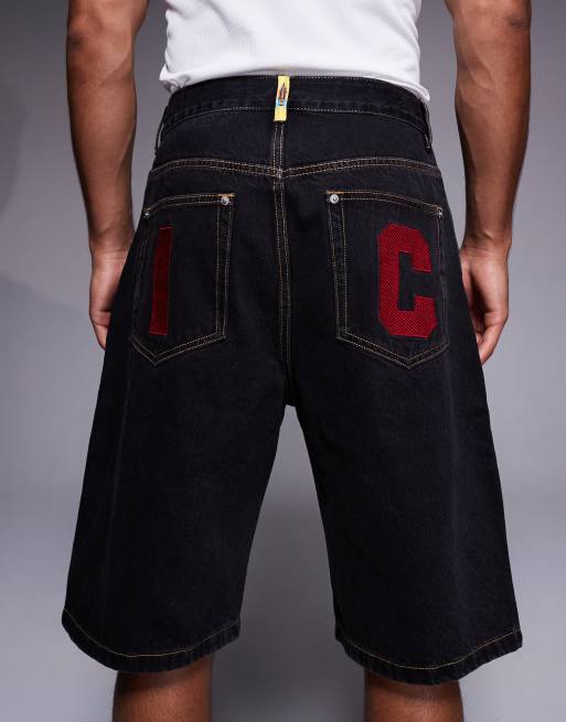 Ice Cream – Svarta jeansshorts med hundtryck, 5 av 5