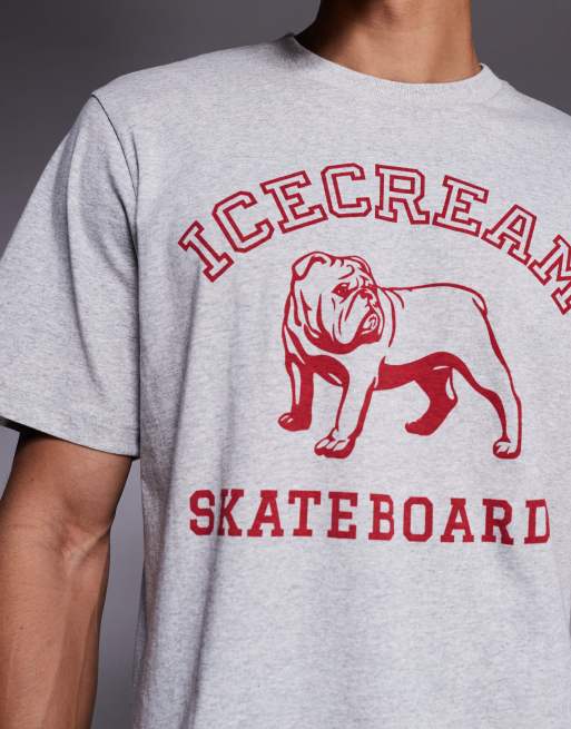 Ice Cream - T-shirt à manches courtes et motif bulldog - Gris, 5 de 5