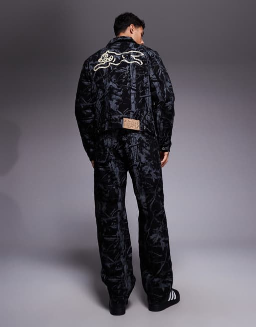 ICECREAM all over tree camo print jeans in black wash - part of a set, 2 of 5