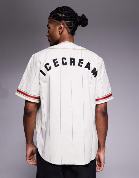 ICECREAM – Baseball-Trikot in Weiß - view 1