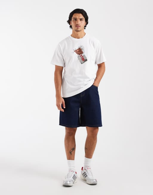 ICECREAM – Biały T-shirt z nadrukiem czekolady z logo , 2 z 5