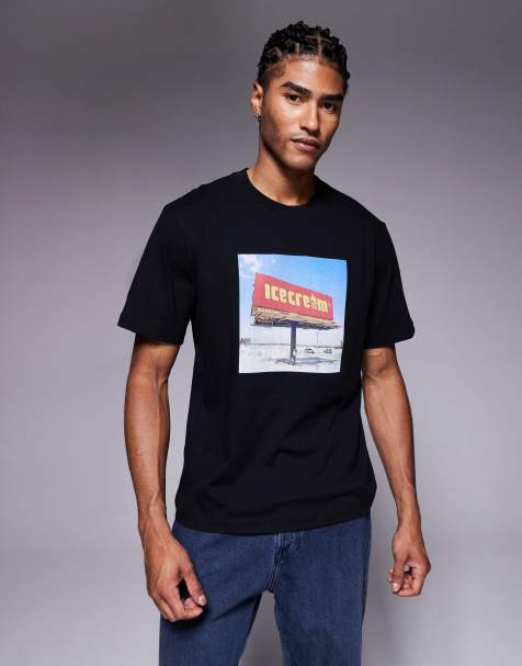 ICECREAM billboard t-shirt in black