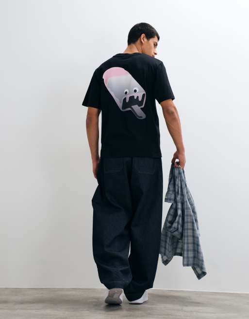 ICECREAM block logo t-shirt in black, 5 of 5