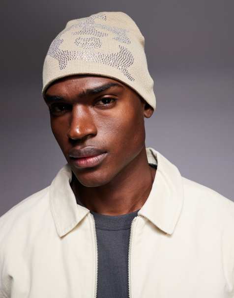 ICECREAM crystal beanie in beige - view 1