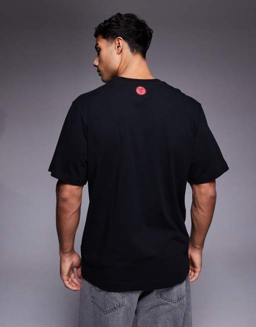 ICECREAM diamante running dog t-shirt in black, 3 of 5