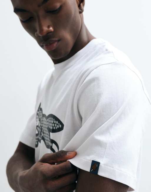 ICECREAM diamonte running dog t-shirt in white, 2 of 5