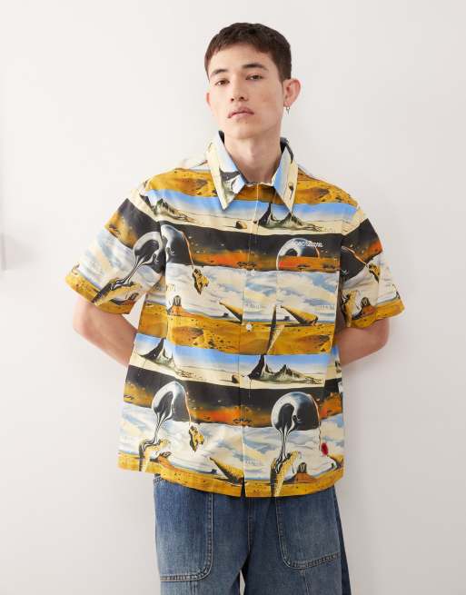 ICECREAM - Dreamscape - Camicia multicolore con stampa