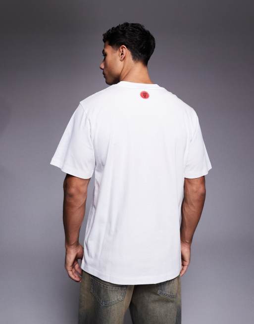 ICECREAM - Hvid T-shirt med krymmel-logo, 3 af 5