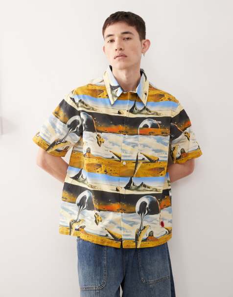 ICECREAM dreamscape all over printed shirt in multi