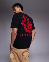 HUF H class print jersey in black | ASOS