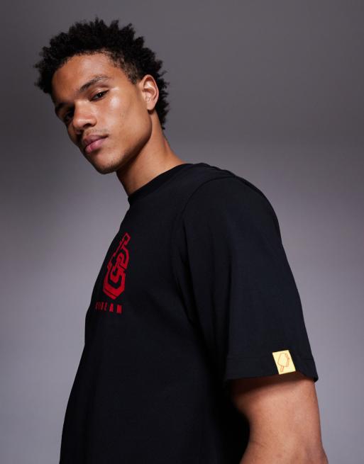 ICECREAM logo back print heavyweight t-shirt in black, 4 of 5