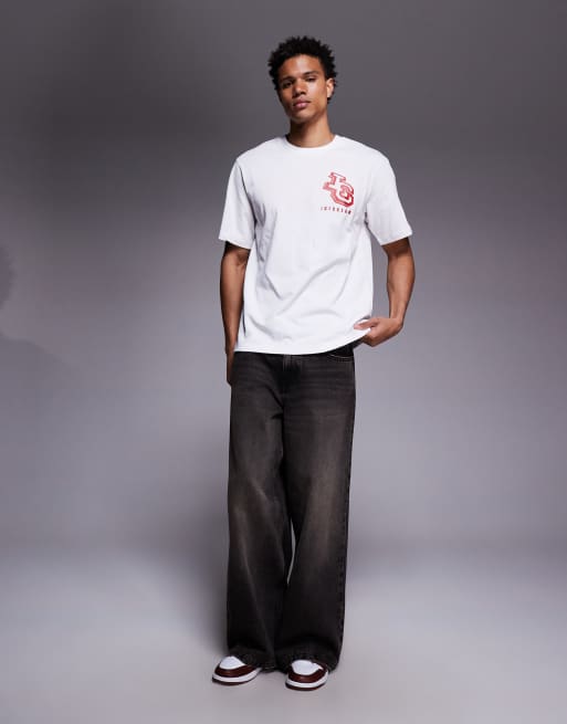 ICECREAM logo back print heavyweight t-shirt in black, 2 of 5