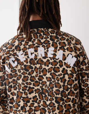 Icecream Logo Detail Workwear Jacket In Multi