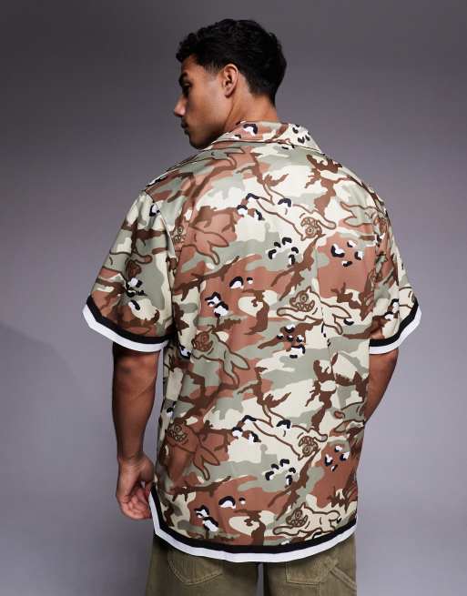 ICECREAM - Maillot de baseball à imprimé camouflage - Pépite de chocolat multicolore, 3 de 5