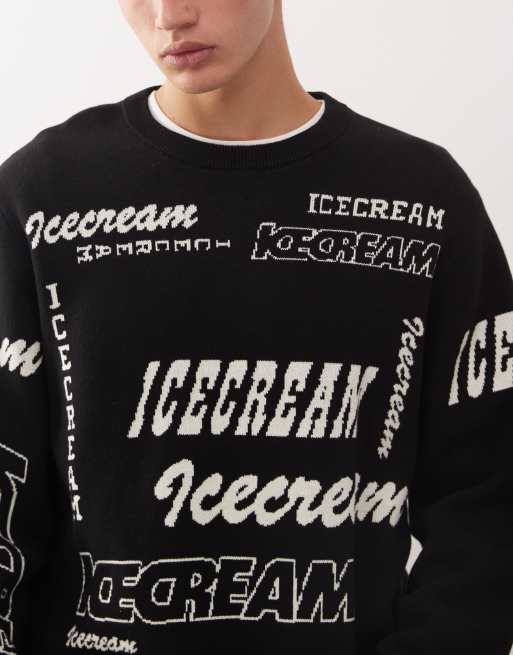 トップス iceandtechno game type logo knit M トップス iceandtechno game type logo knit M ICE&TECHNO ICE