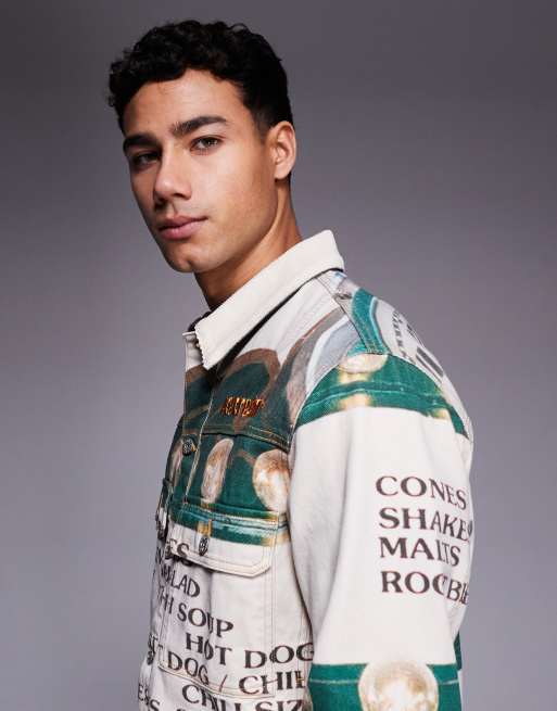 ICECREAM parlor denim trucker jacket in multi (Part of a set), 4 of 5