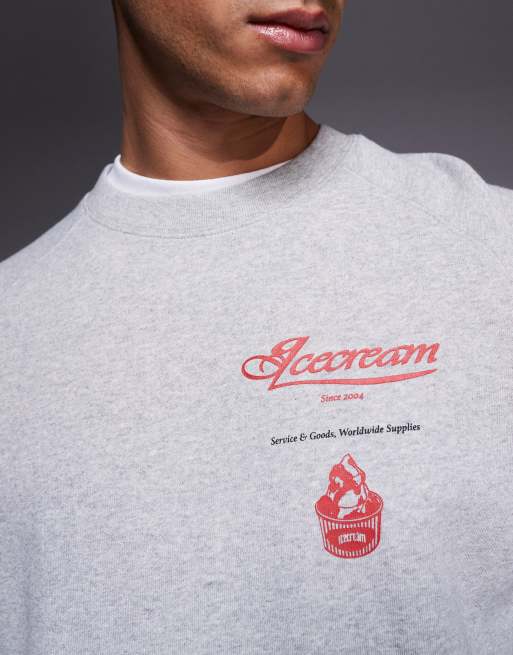 ICECREAM - Parlor - Sweat à logo - Gris, 5 de 5