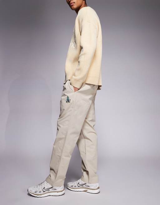 ICECREAM pull on skate trousers in beige, 3 of 5