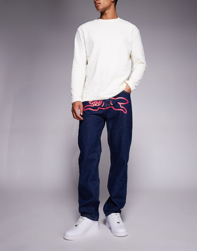 ICECREAM running dog denim jeans in indigo | ASOS