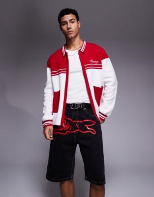 Icecream Running Dog Denim Shorts In Black