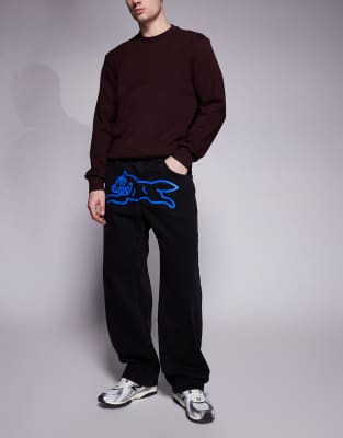ICECREAM running dog double scoop jeans in black wash