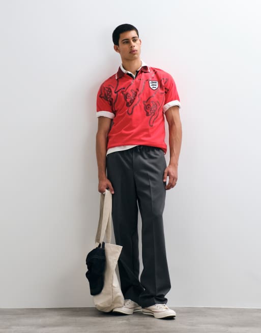 ICECREAM running dog football shirt in red, 2 of 5