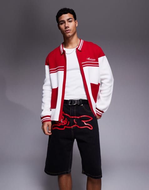 ICECREAM – Running Dog – Jeansshorts in schwarzer Waschung - view 1