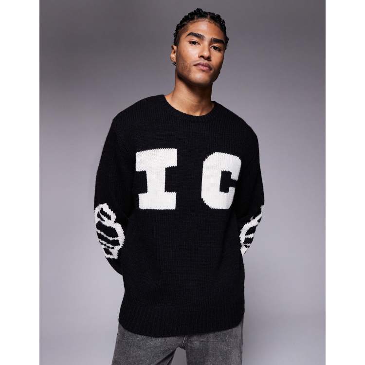 ミュージシャン Da-iCE Jacquard Crew Knit(black) Da-iCE Jacquard Crew Knit(black)