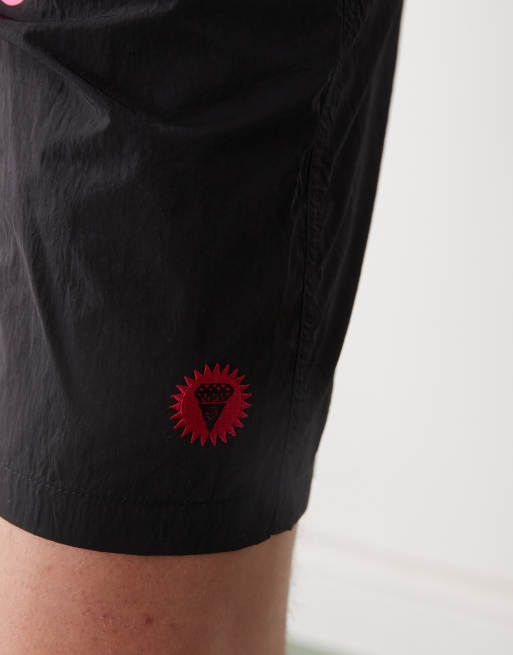 ICECREAM running dog swim shorts in black, 4 of 5