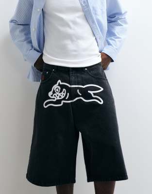 Kurze Hosen Billionaire Boys Club Icecream Running Dog Triple Scoop Denim Shorts Black 34 - Bild 5