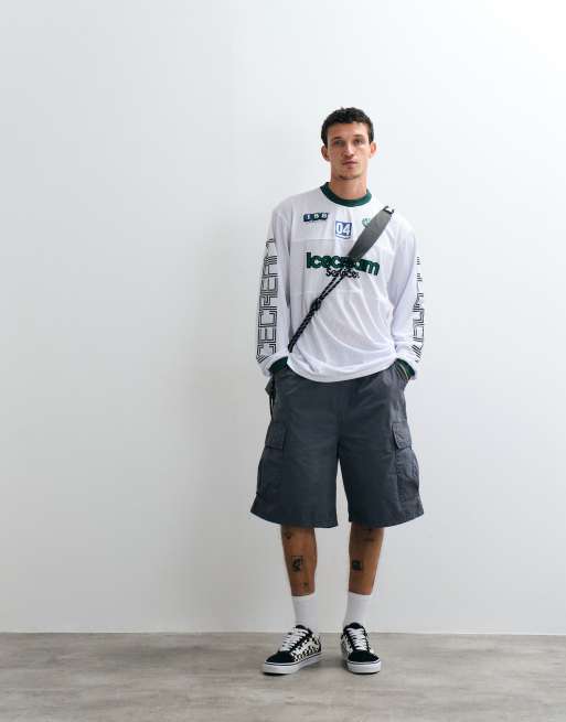 ICECREAM services long sleeve t-shirt in white, 4 of 5