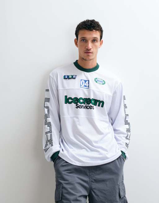 ICECREAM services long sleeve t-shirt in white, 5 of 5