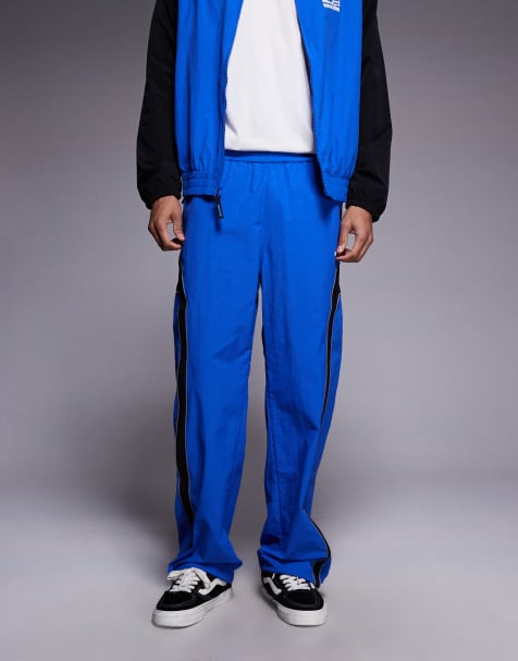 ICECREAM soft serve track pants co-ord in blue and black