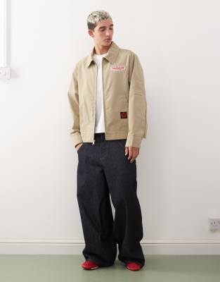 Icecream Supplies Worker Jacket In Neutral