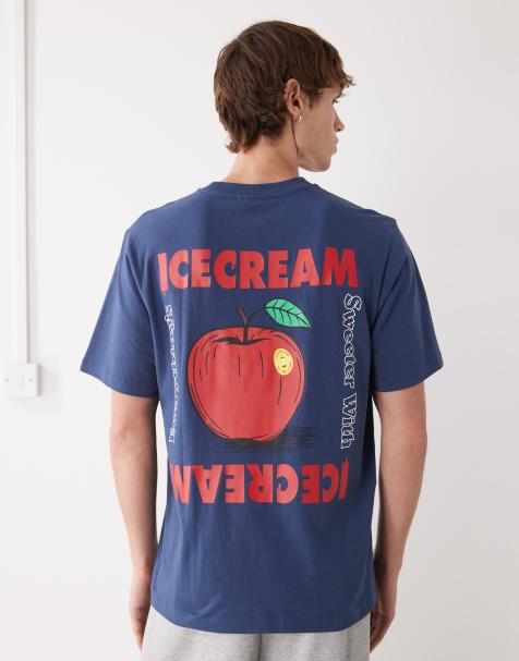 ICECREAM - To the core - T-shirt in marineblauw - view 1
