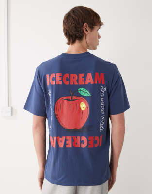 ICECREAM ICECREAM to the core t-shirt in navy