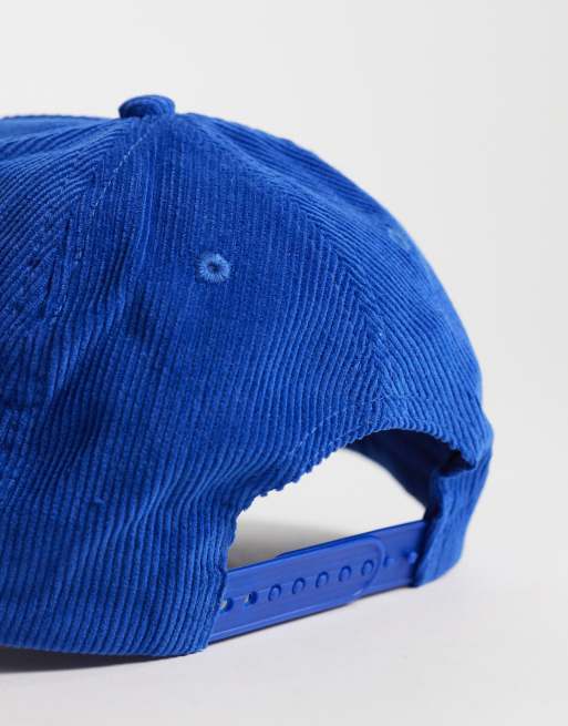 ICECREAM - Truckerpet van corduroy met Services-logo in blauw, 2 van 3