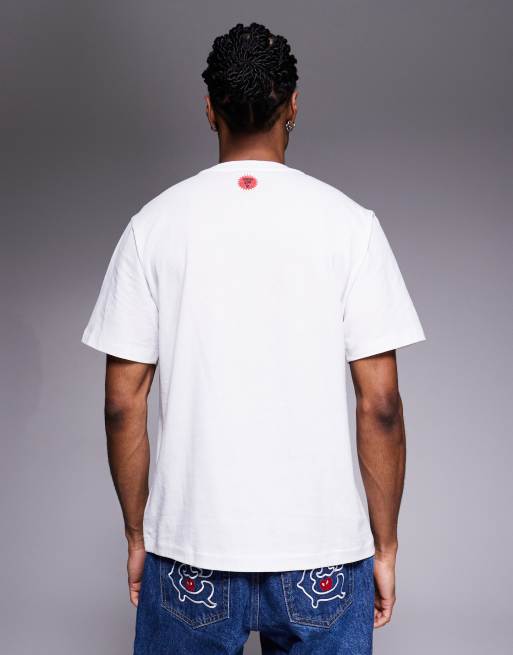ICECREAM – Vit t-shirt med billboardtryck, 3 av 5