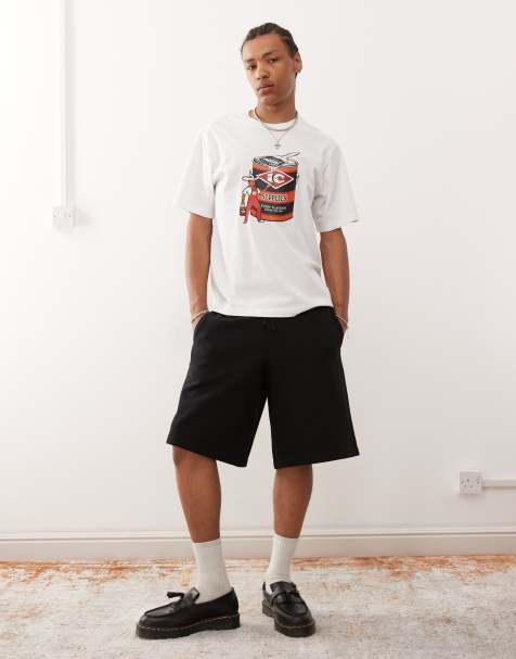 ICECREAM – Vit t-shirt med korta ärmar och Supplies Work-tryck - view 1