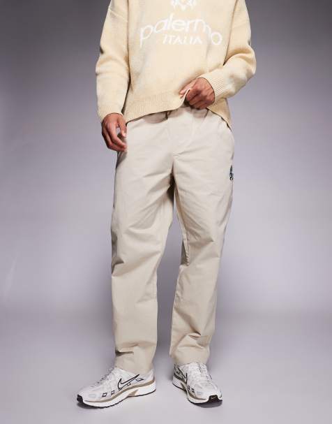 ICECREAM pull on skate trousers in beige