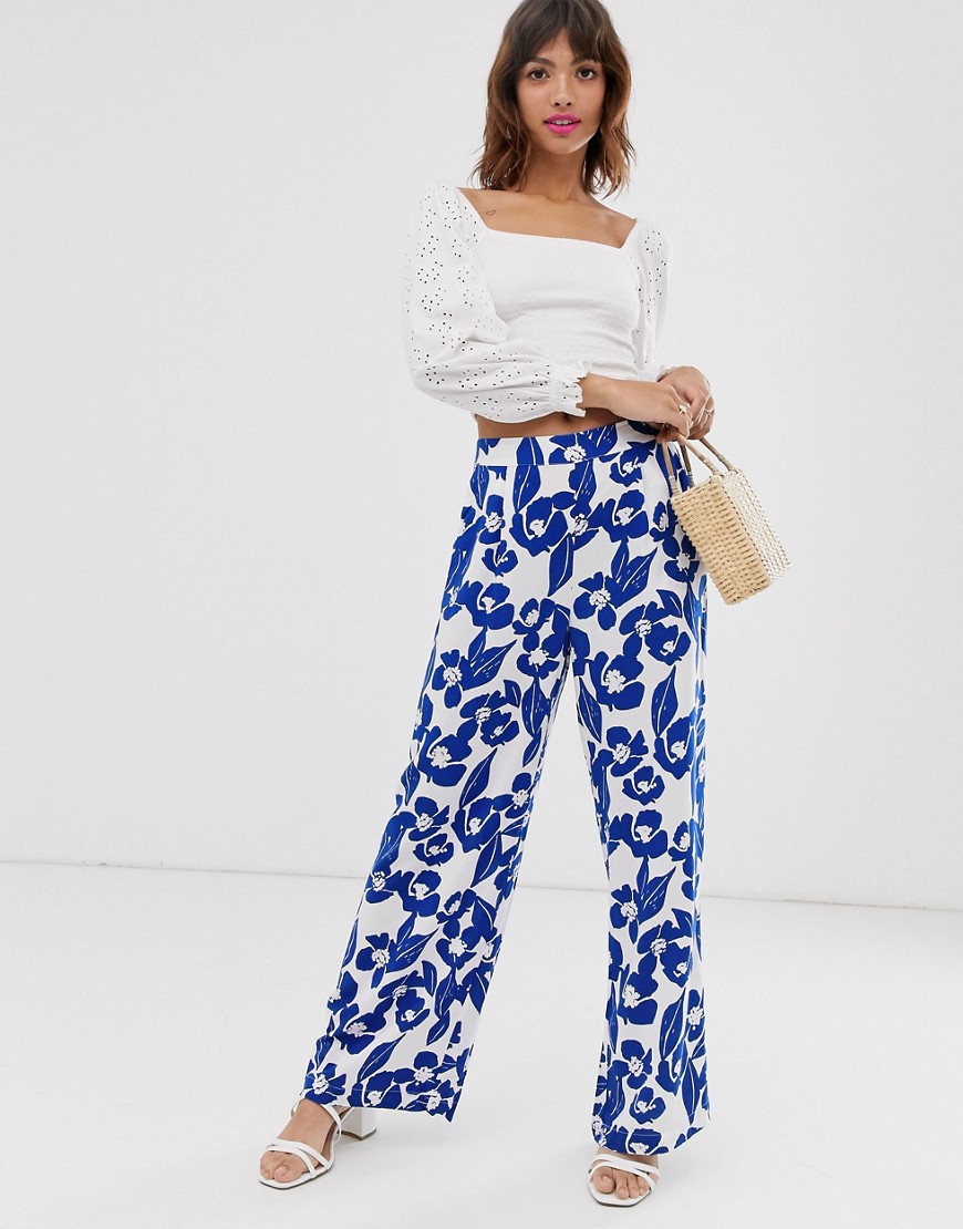 Ichi floral trousers-Multi