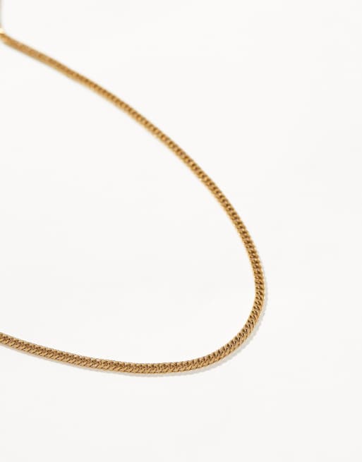 Icon Brand – 2,5 mm breite Panzerkette aus Edelstahl in Gold, 2 von 4