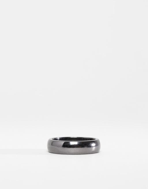 Icon Brand - Anello a fascia piombo, 2 di 4