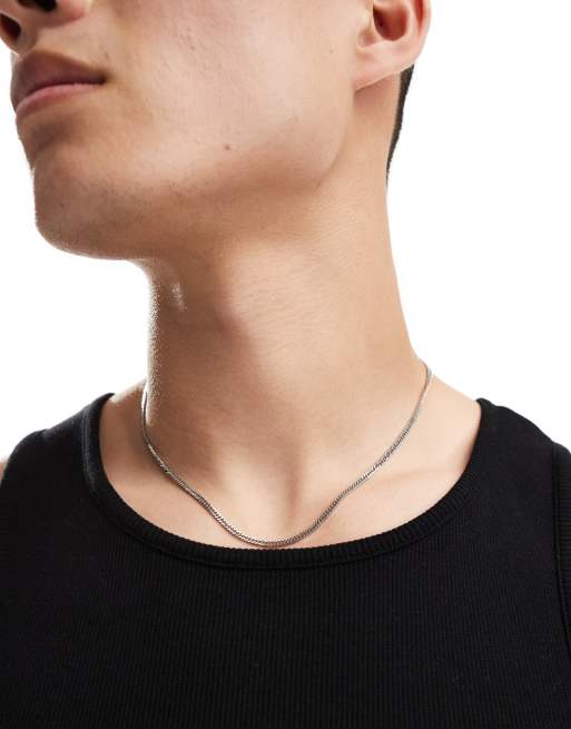 Icon Brand - Chaîne à maillons en acier inoxydable 2,5 mm - Argenté