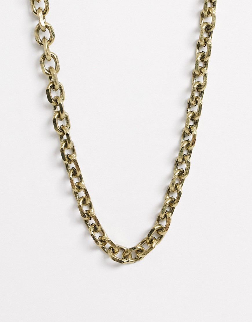 Icon Brand chunky neck chain in gold