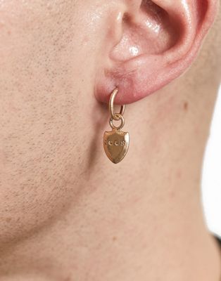 Icon Brand class of crest earring set in gold - ASOS Price Checker