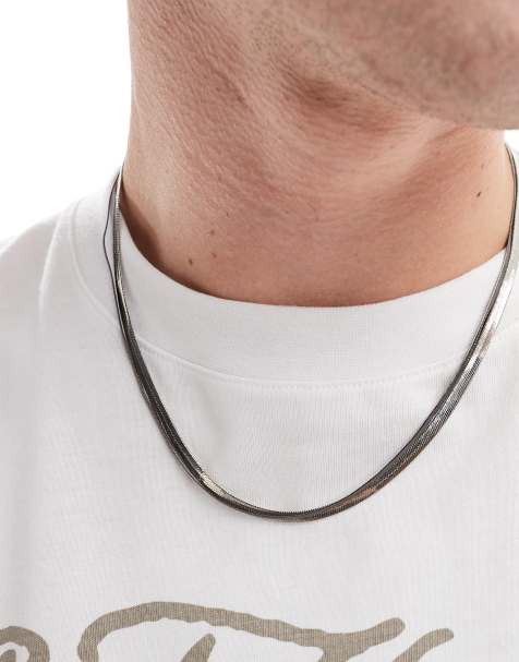 Icon Brand - Collier chaîne double rang - Argenté - view 1
